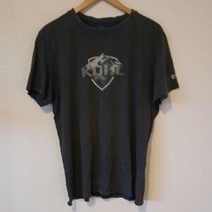 Kuhl Wildfibre Mountain Graphic Short Sleeve Gray Tee